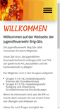 Mobile Screenshot of jugendfeuerwehr-brig-glis.ch